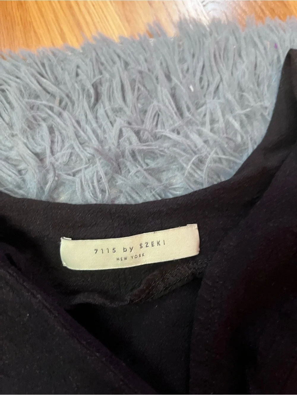 7115 by Szeki Black Signature Maxi Shirtdress + Reversible Black Dress Size S